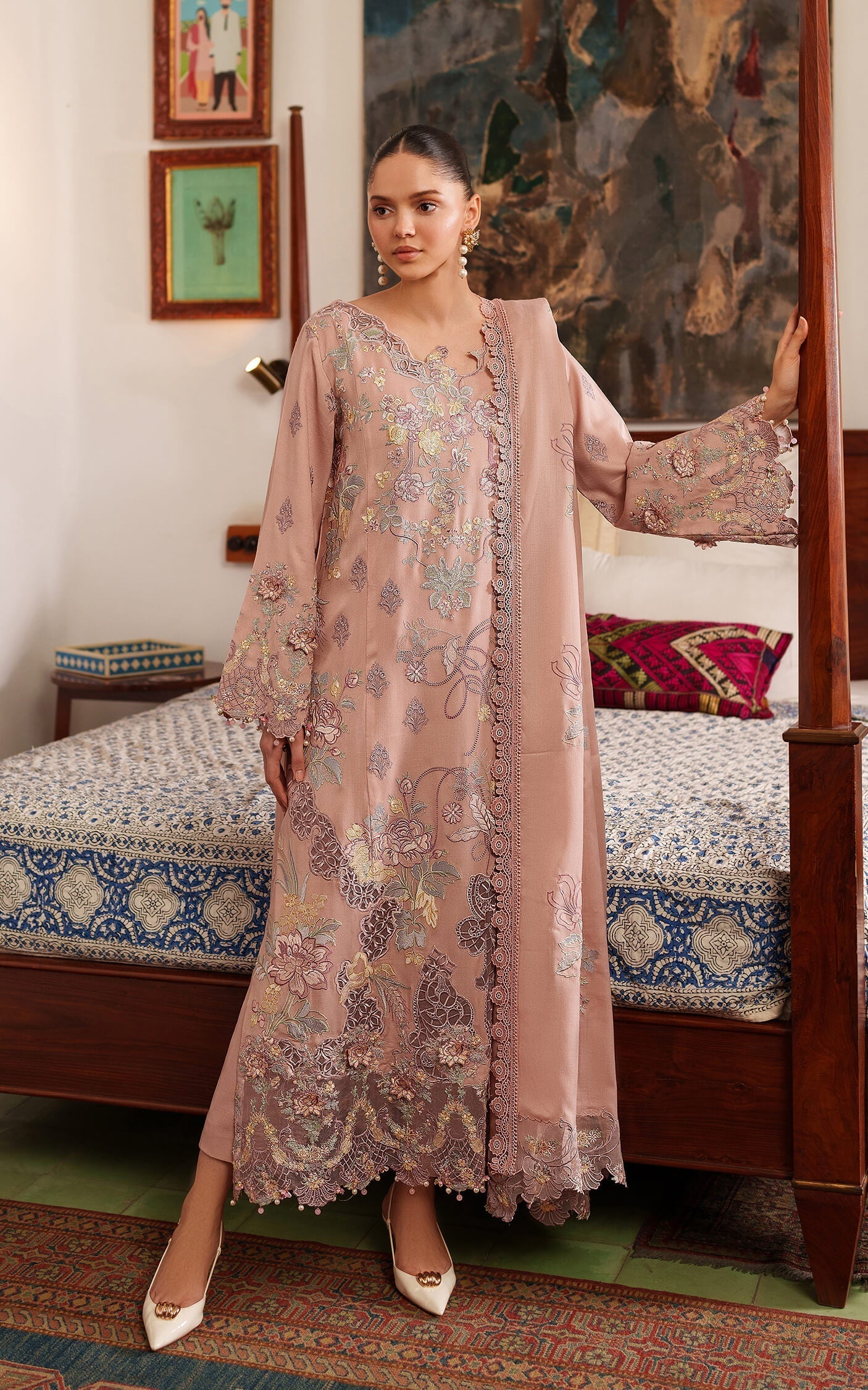 Asifa and Nabeel | Pashmina Luxe 25 | Glace LWC25-06 - House Of Hania
