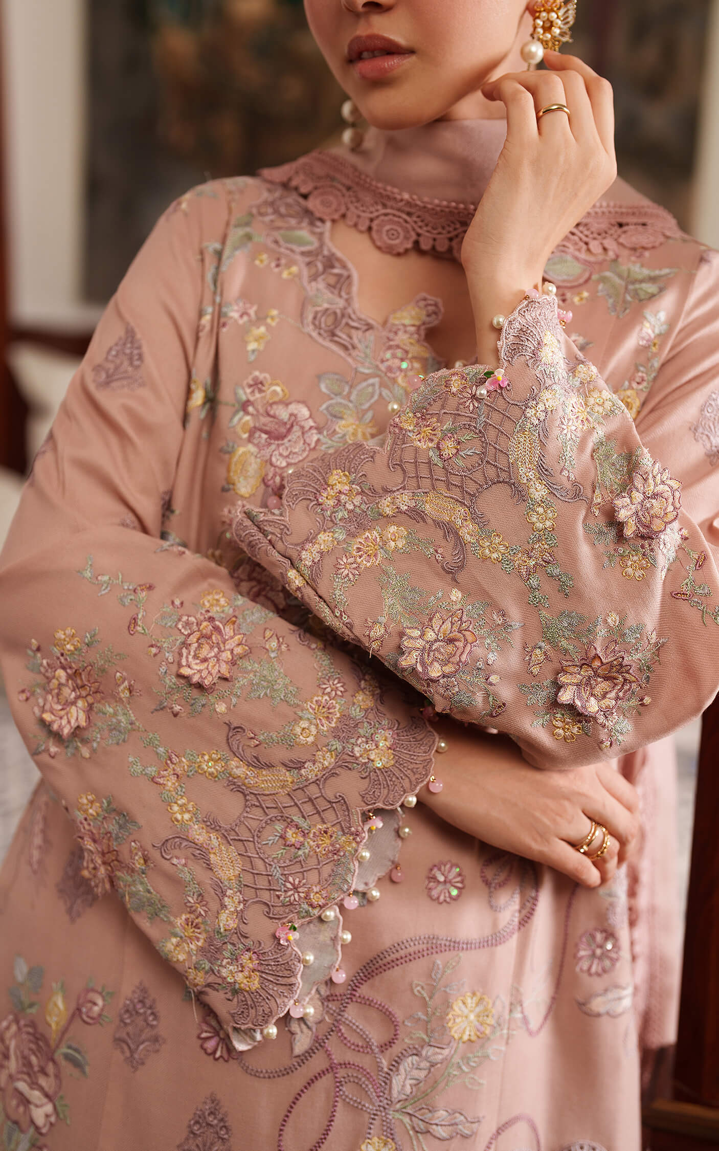 Asifa and Nabeel | Pashmina Luxe 25 | Glace LWC25-06 - House Of Hania