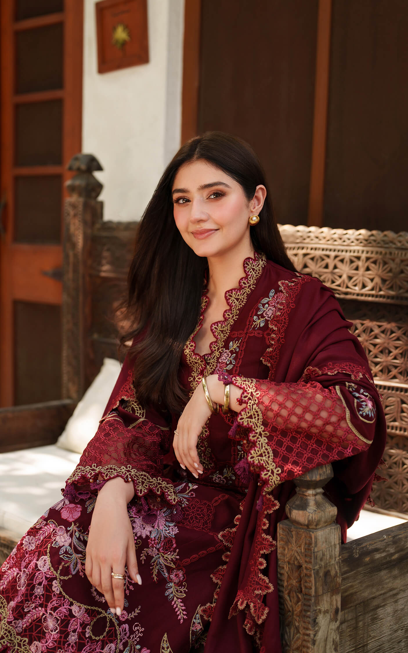 Asifa and Nabeel | Pashmina Luxe 25 | Mira LWC25-05 - House Of Hania