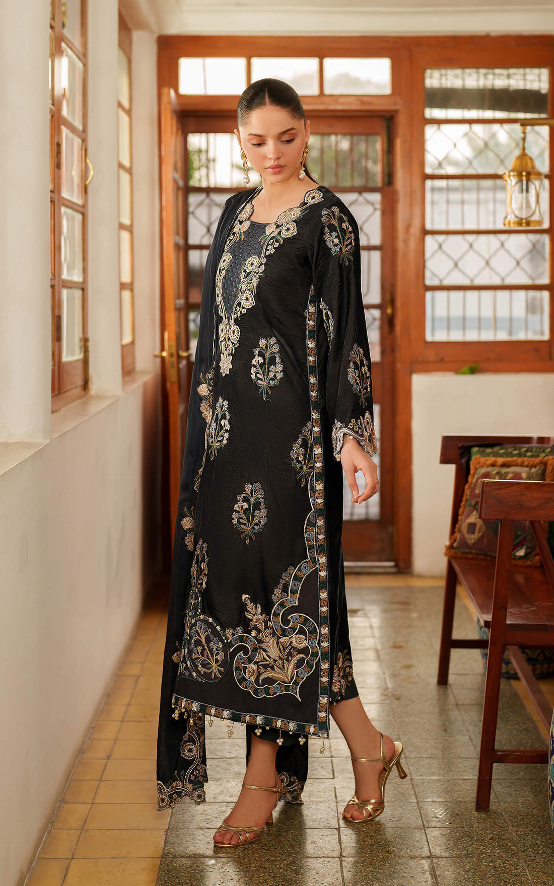 Asifa and Nabeel | Pashmina Luxe 25 | Opal LWC25-07 - House Of Hania