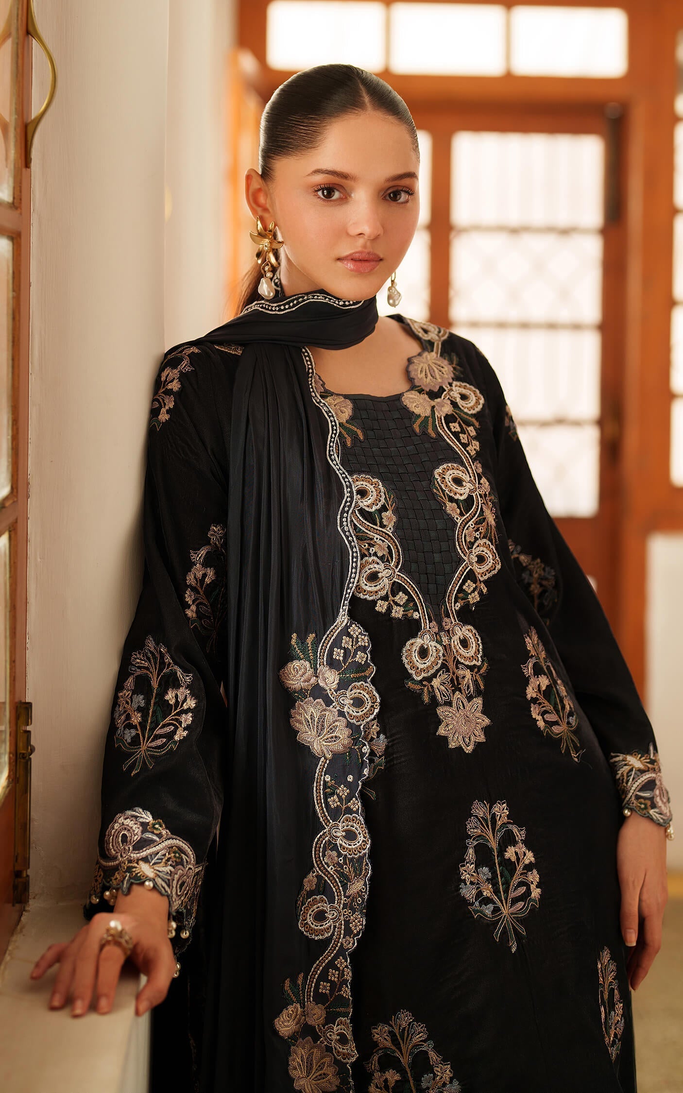 Asifa and Nabeel | Pashmina Luxe 25 | Opal LWC25-07 - House Of Hania