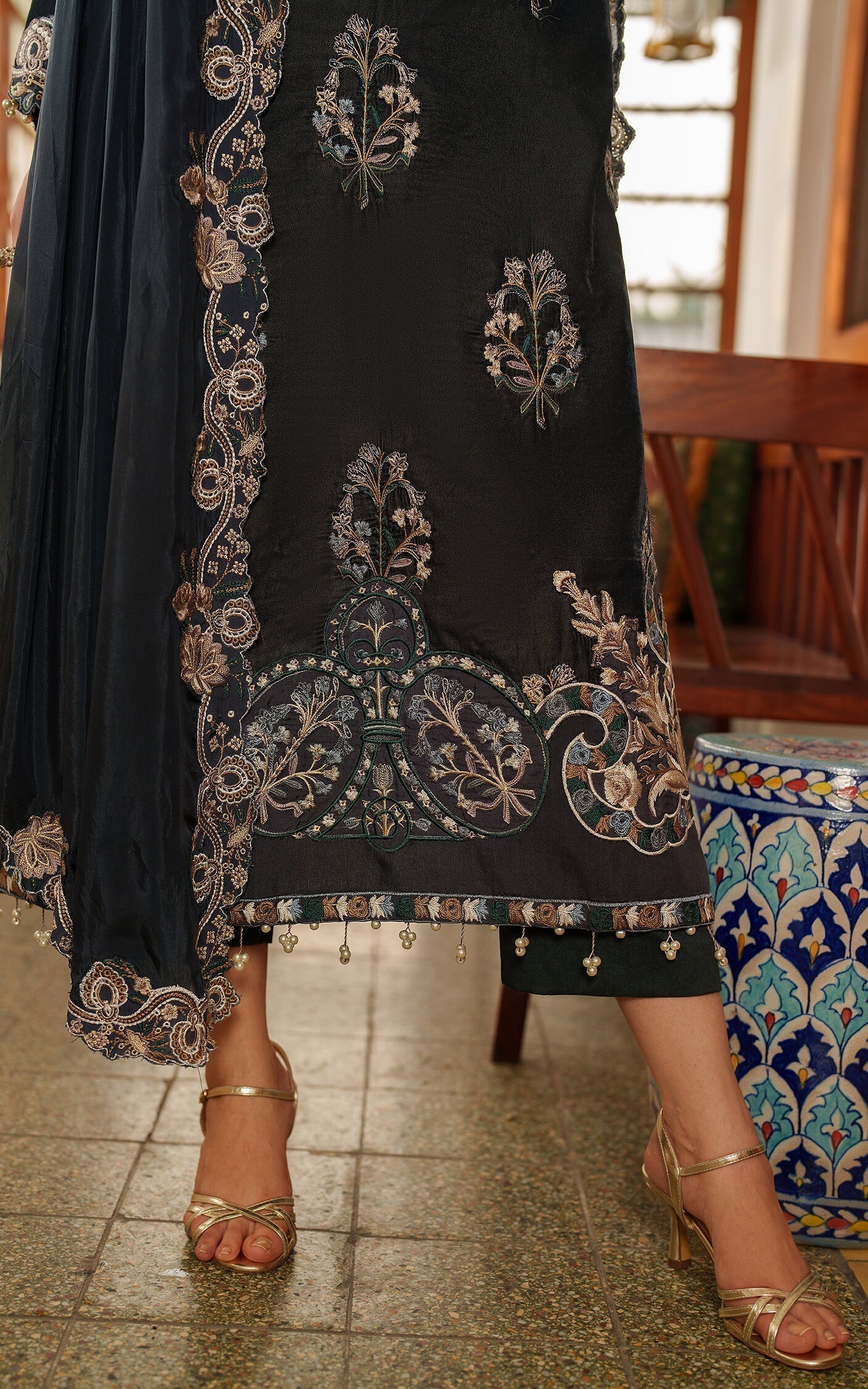 Asifa and Nabeel | Pashmina Luxe 25 | Opal LWC25-07 - House Of Hania