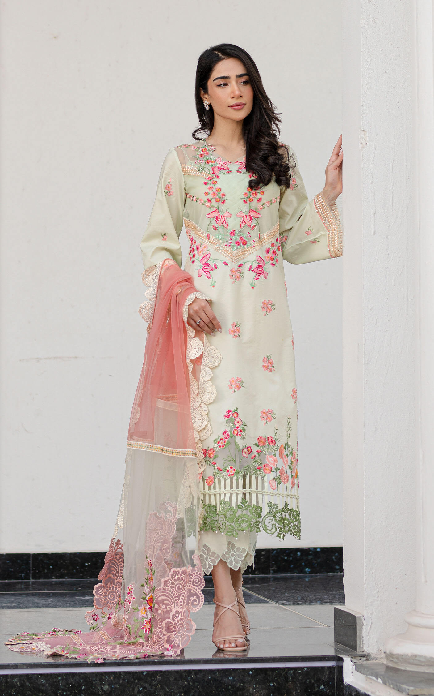 Asifa and Nabeel | Rosemary Ruffles 24 | Serene - House Of Hania