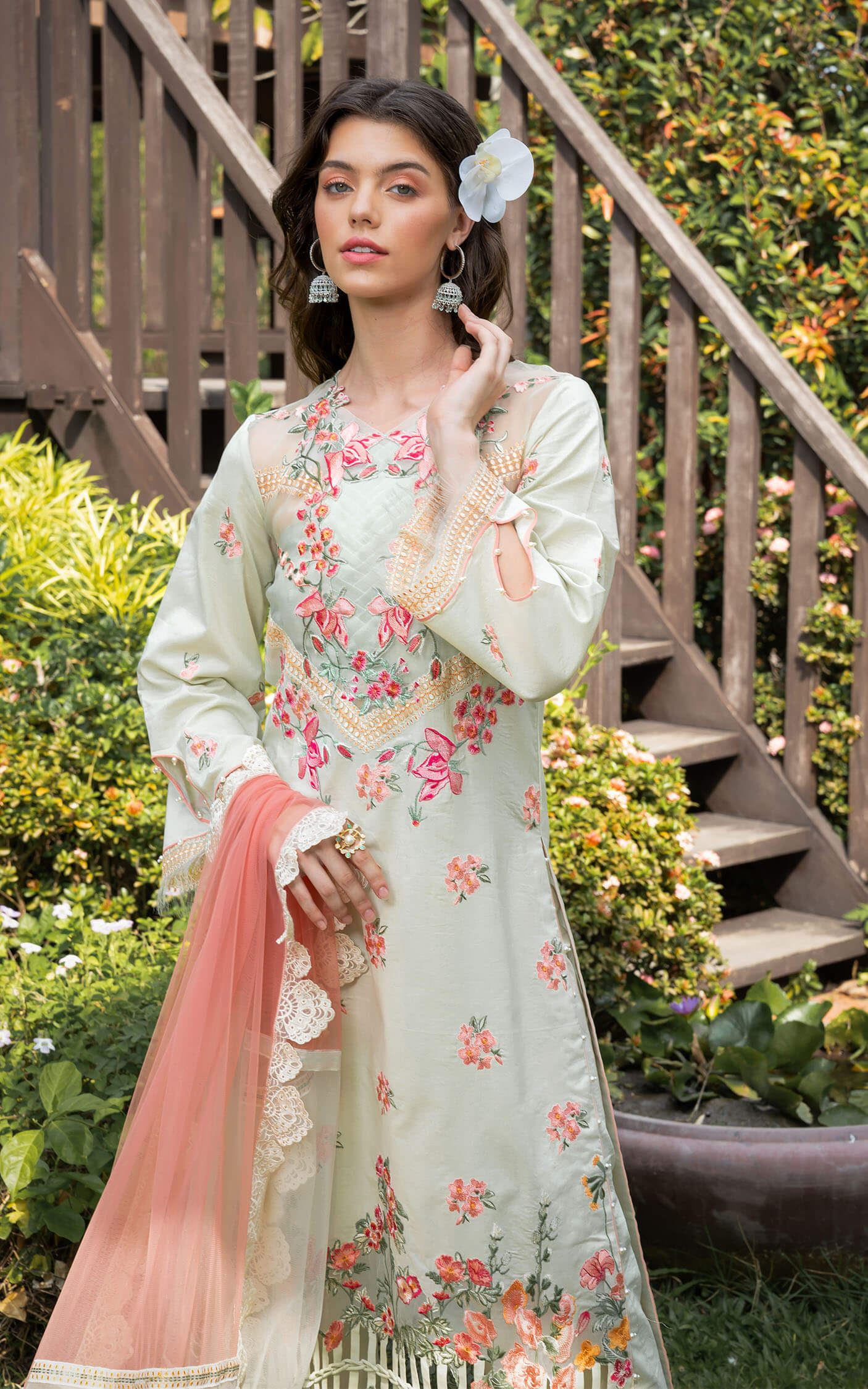 Asifa and Nabeel | Rosemary Ruffles 24 | Serene - House Of Hania