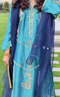 Asifa and Nabeel | Silk Edit 26 | Azure Radiance - House Of Hania