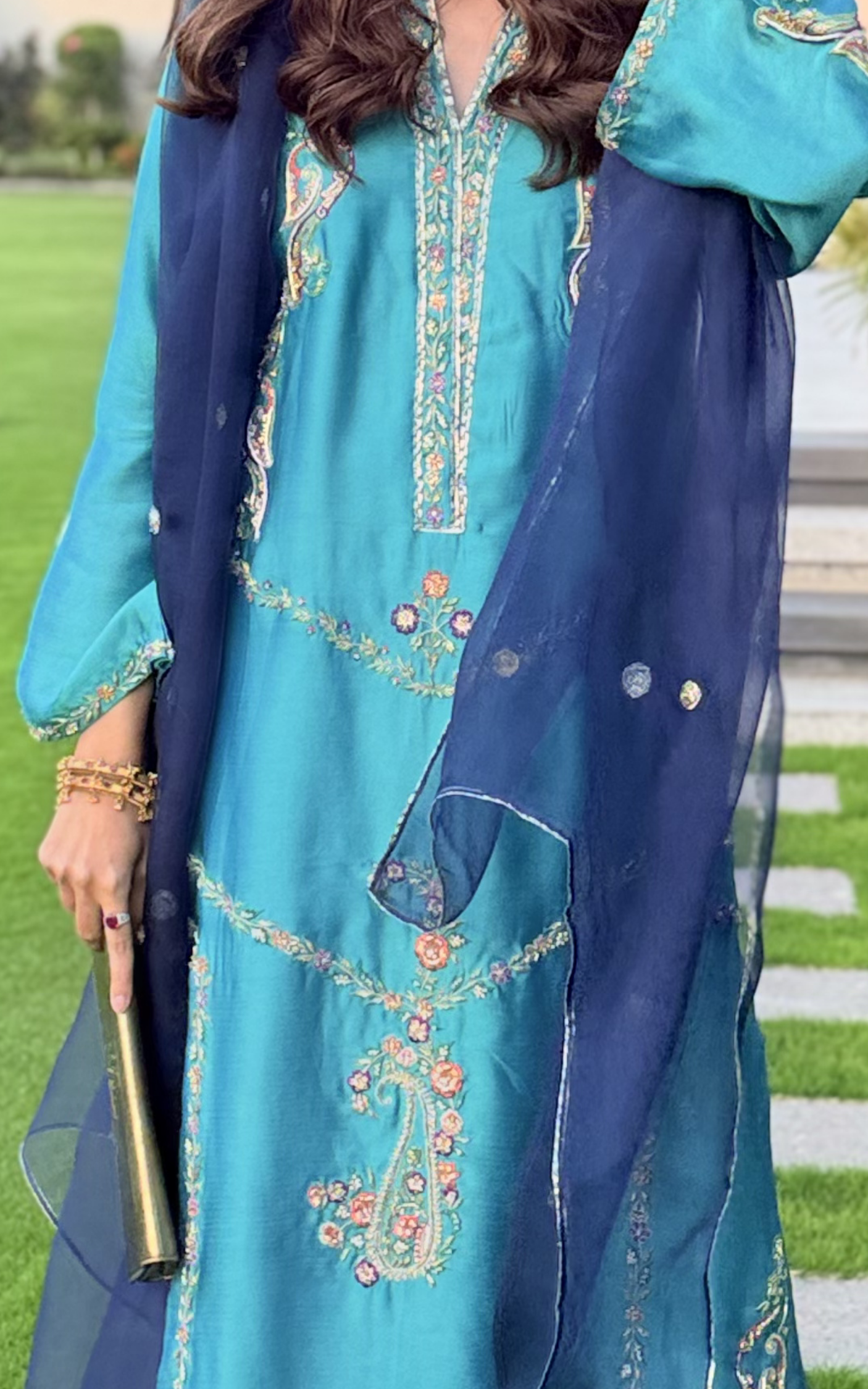 Asifa and Nabeel | Silk Edit 26 | Azure Radiance - House Of Hania