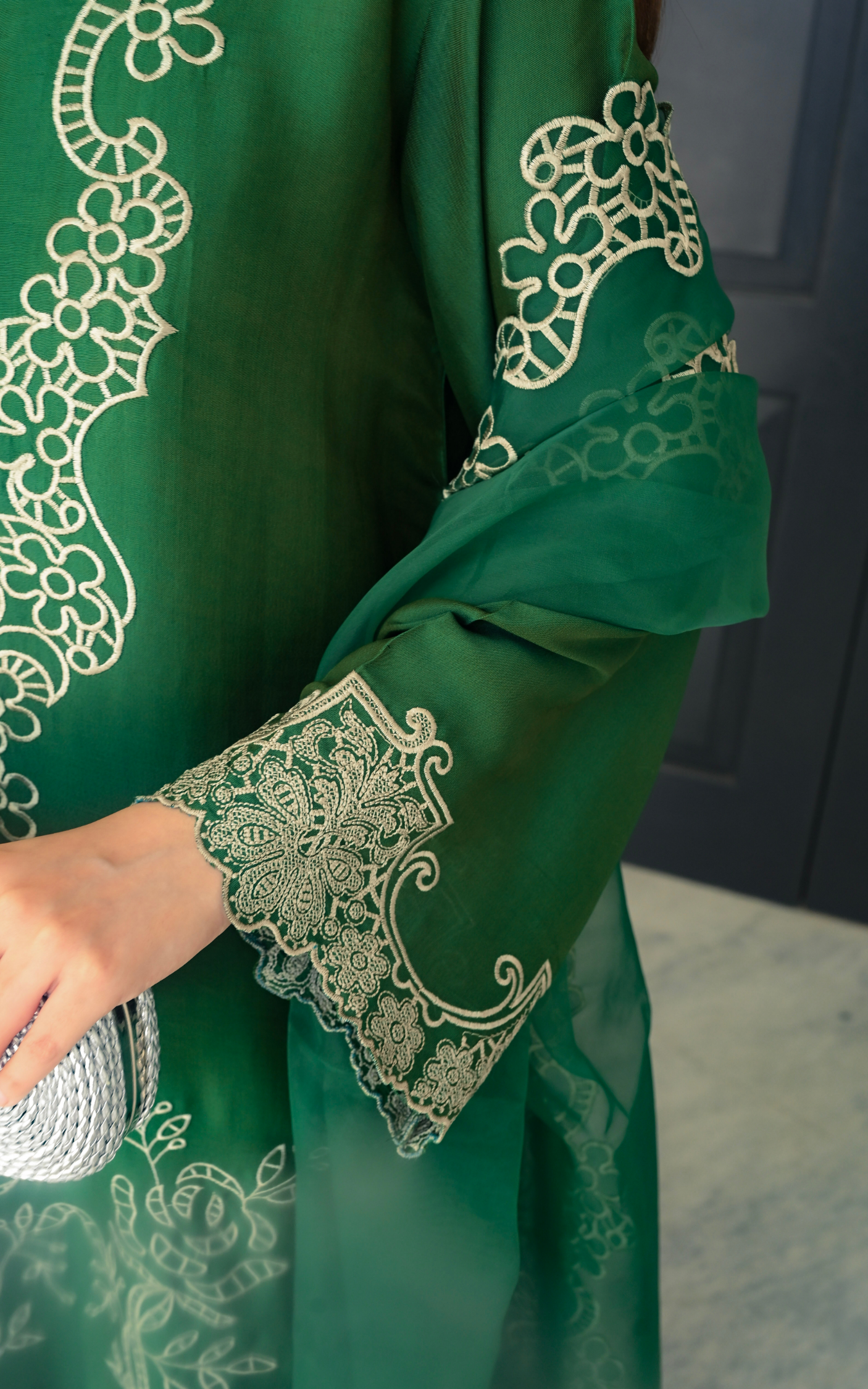 Asifa and Nabeel | Silk Edit 26 | Emerald Hues - House Of Hania
