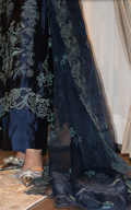 Asifa and Nabeel | Silk Edit 26 | Midnight Blue - House Of Hania