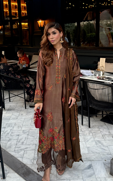Asifa and Nabeel | Silk Edit 26 | Mocha Mystique - House Of Hania