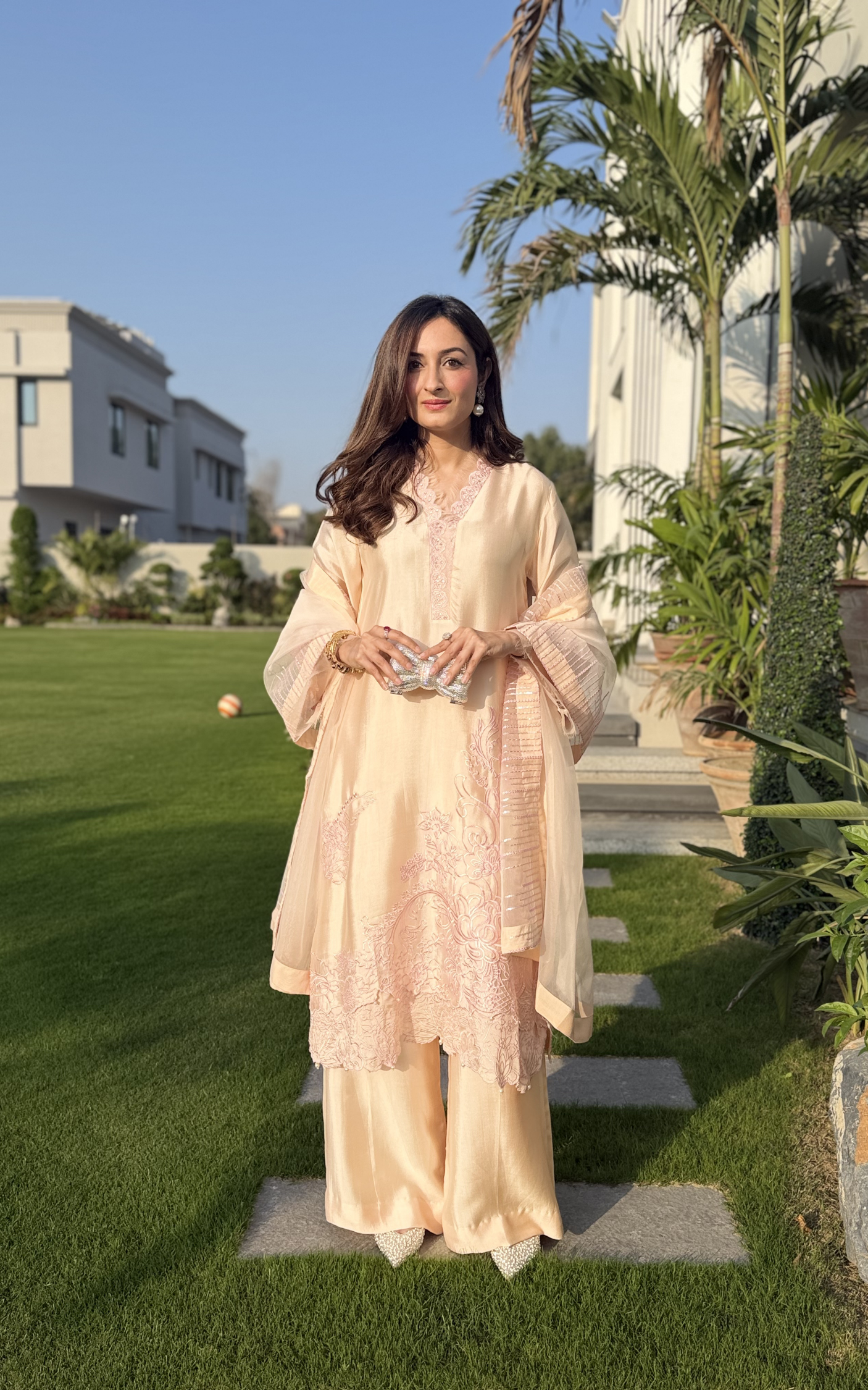 Asifa and Nabeel | Silk Edit 26 | Peach Nectar - House Of Hania
