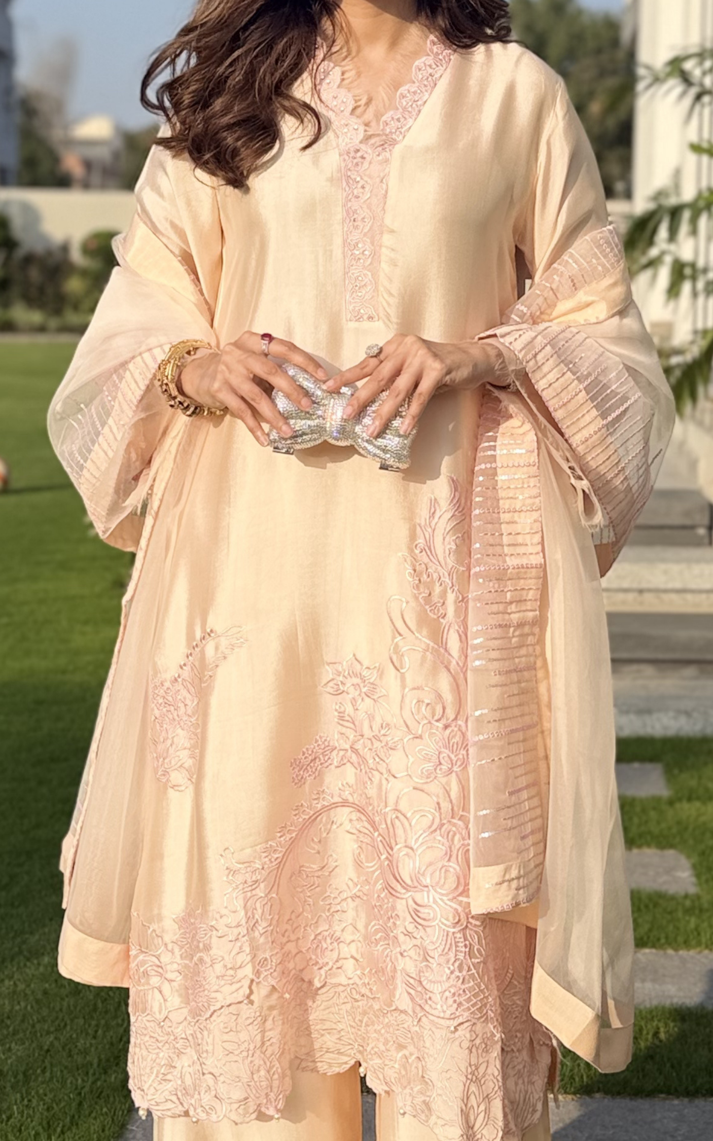 Asifa and Nabeel | Silk Edit 26 | Peach Nectar - House Of Hania