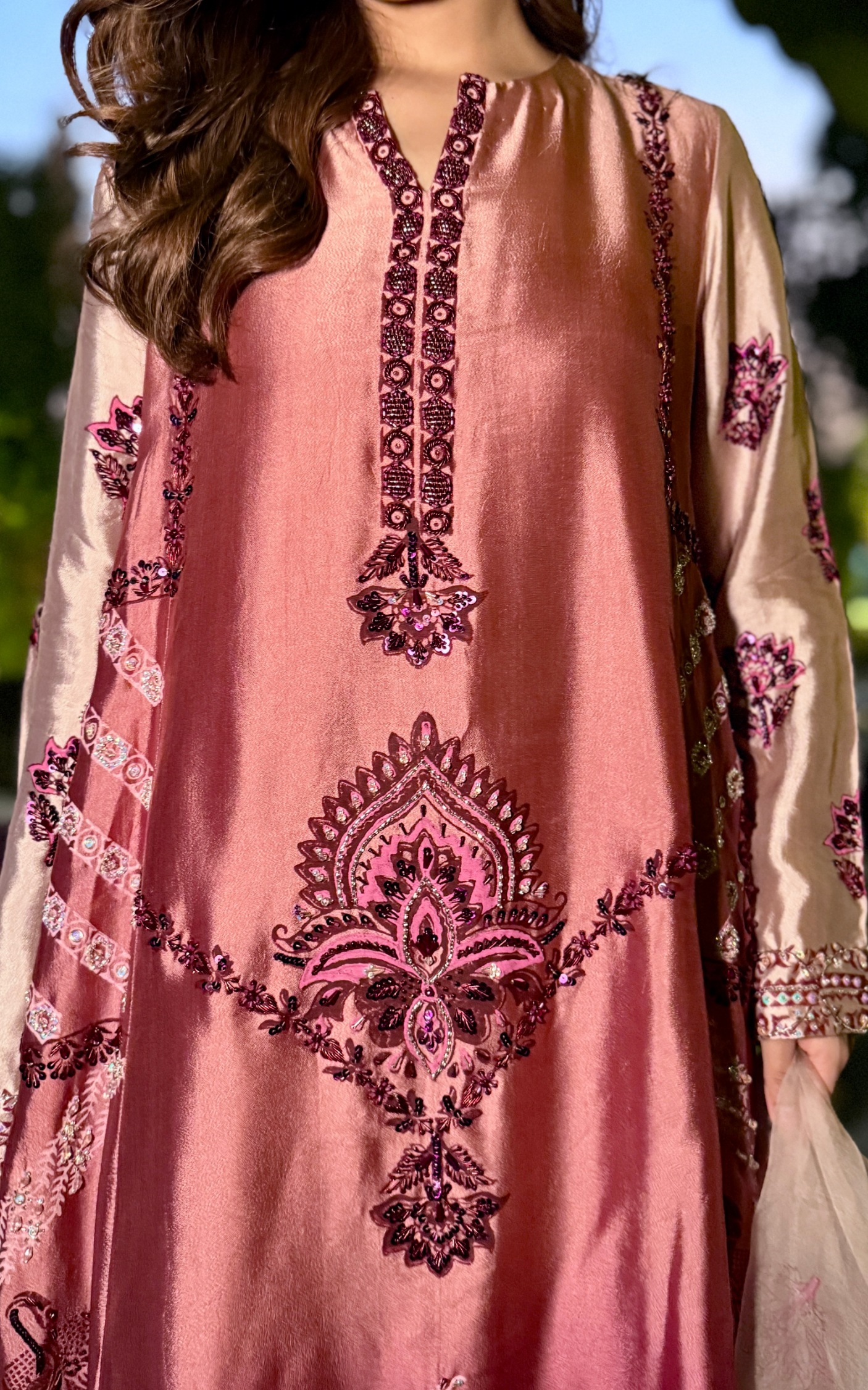 Asifa and Nabeel | Silk Edit 26 | Rose Noir - House Of Hania