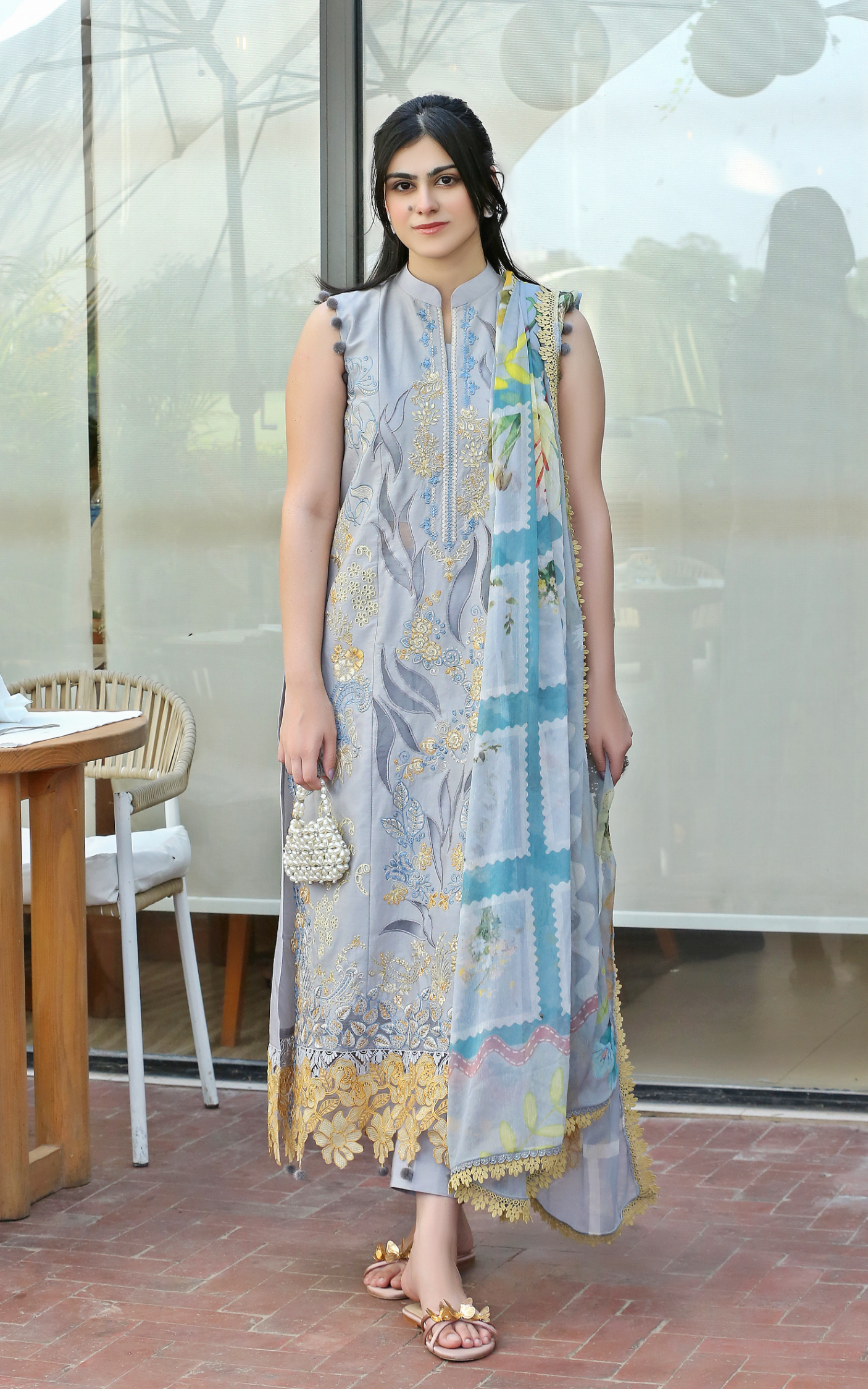 Asifa and Nabeel | Summer Lawn 26 | Ash Elegance - House Of Hania