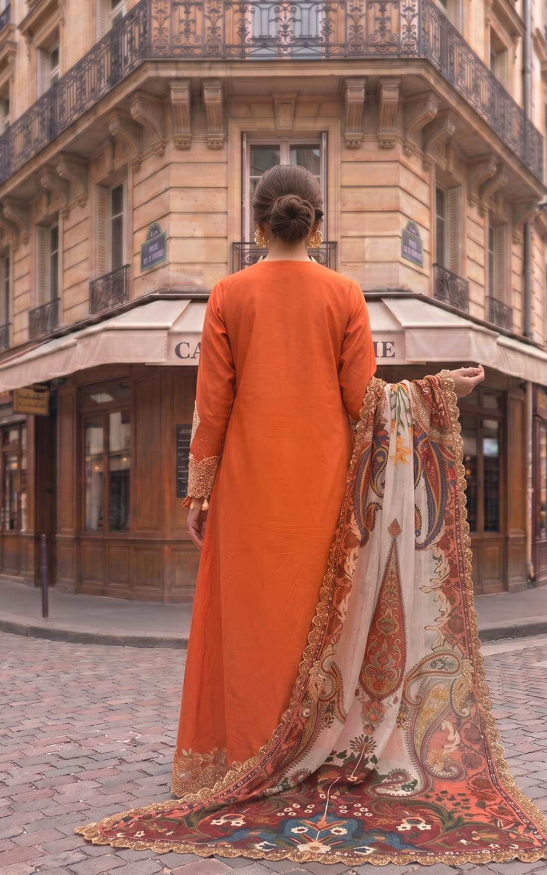 Asifa and Nabeel | Summer Lawn 26 | Coral Fusion - House Of Hania