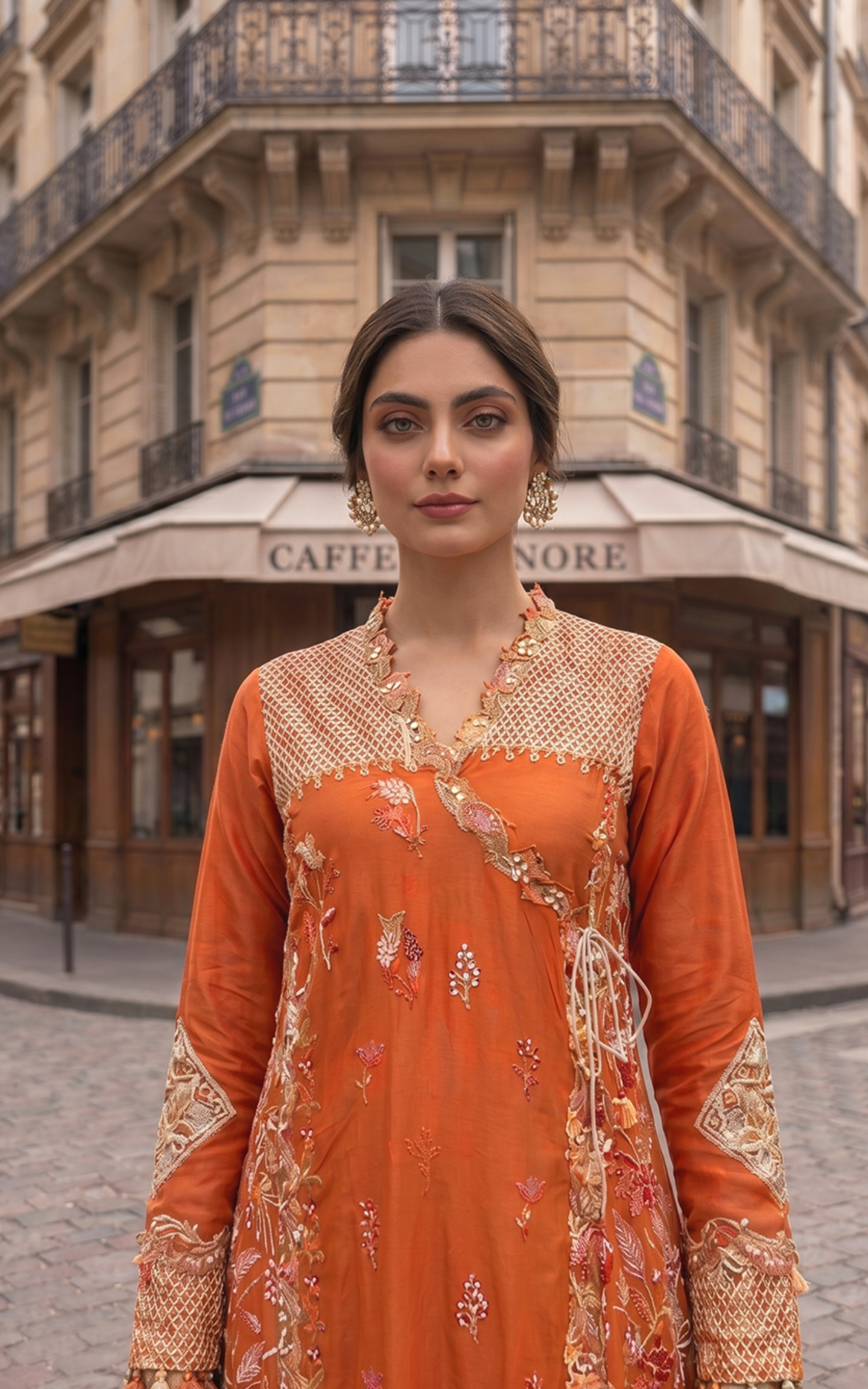 Asifa and Nabeel | Summer Lawn 26 | Coral Fusion - House Of Hania