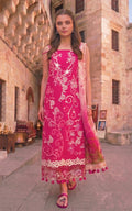 Asifa and Nabeel | Summer Lawn 26 | Fuchsia Allure - House Of Hania