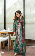 Asifa and Nabeel | Summer Lawn 26 | Green Majestic - House Of Hania