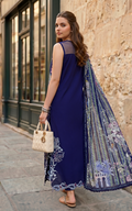 Asifa and Nabeel | Summer Lawn 26 | Scarlet Blue - House Of Hania