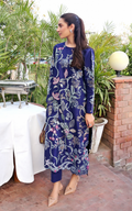 Asifa and Nabeel | Summer Lawn 26 | Scarlet Blue - House Of Hania