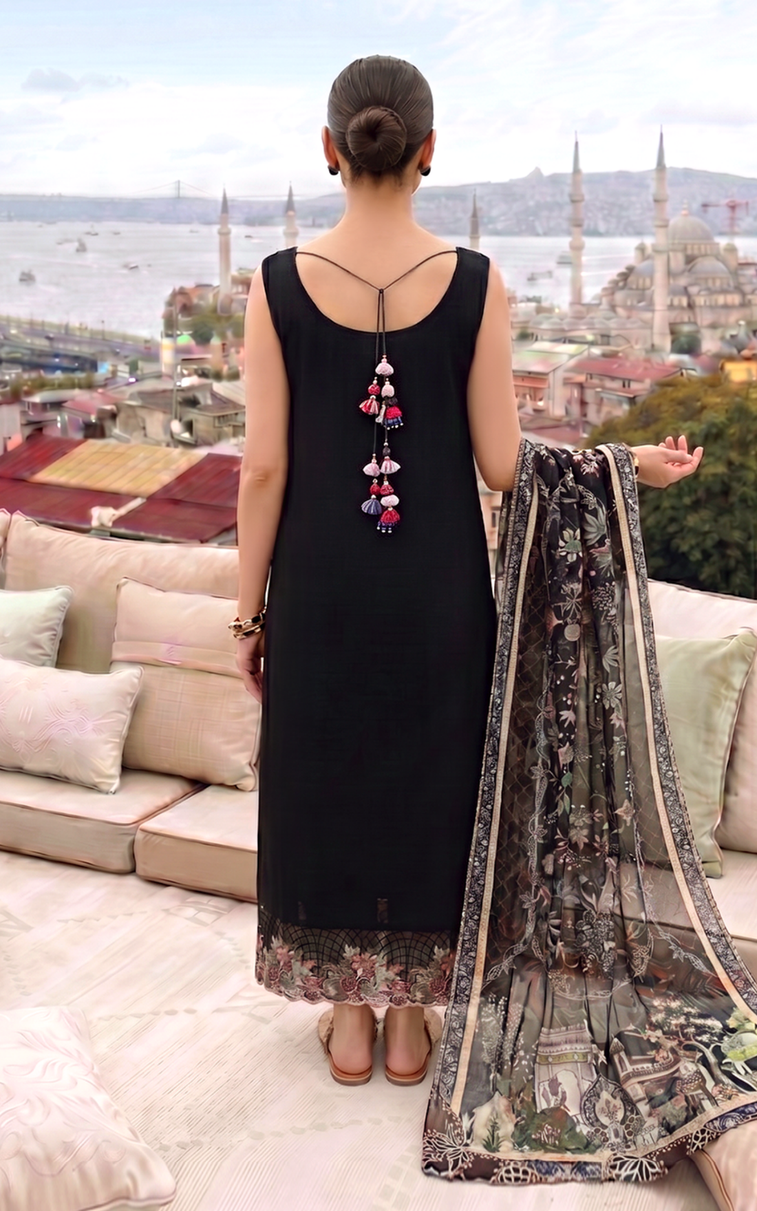 Asifa and Nabeel | Summer Lawn 26 | Smoke Pearl - House Of Hania