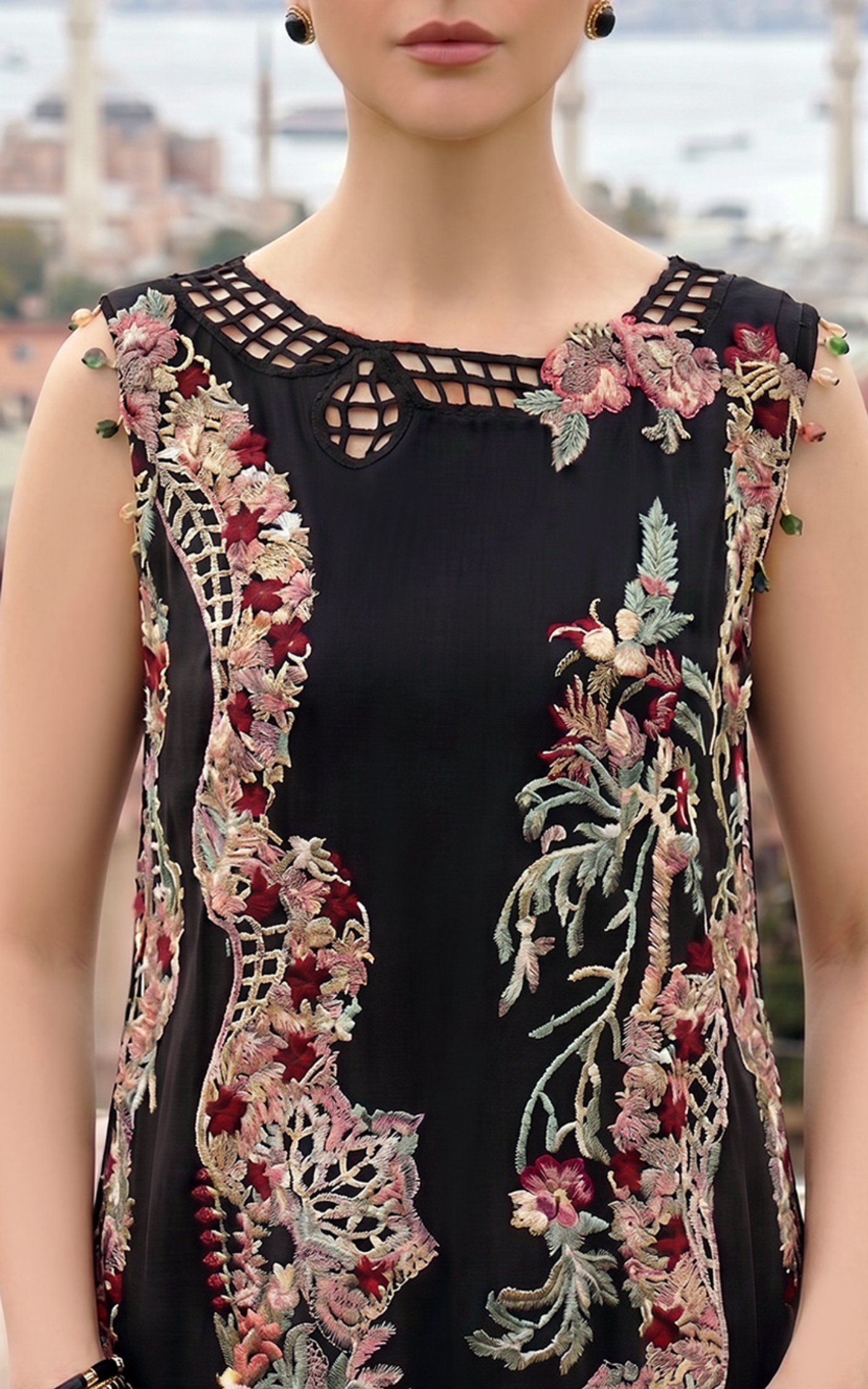 Asifa and Nabeel | Summer Lawn 26 | Smoke Pearl - House Of Hania