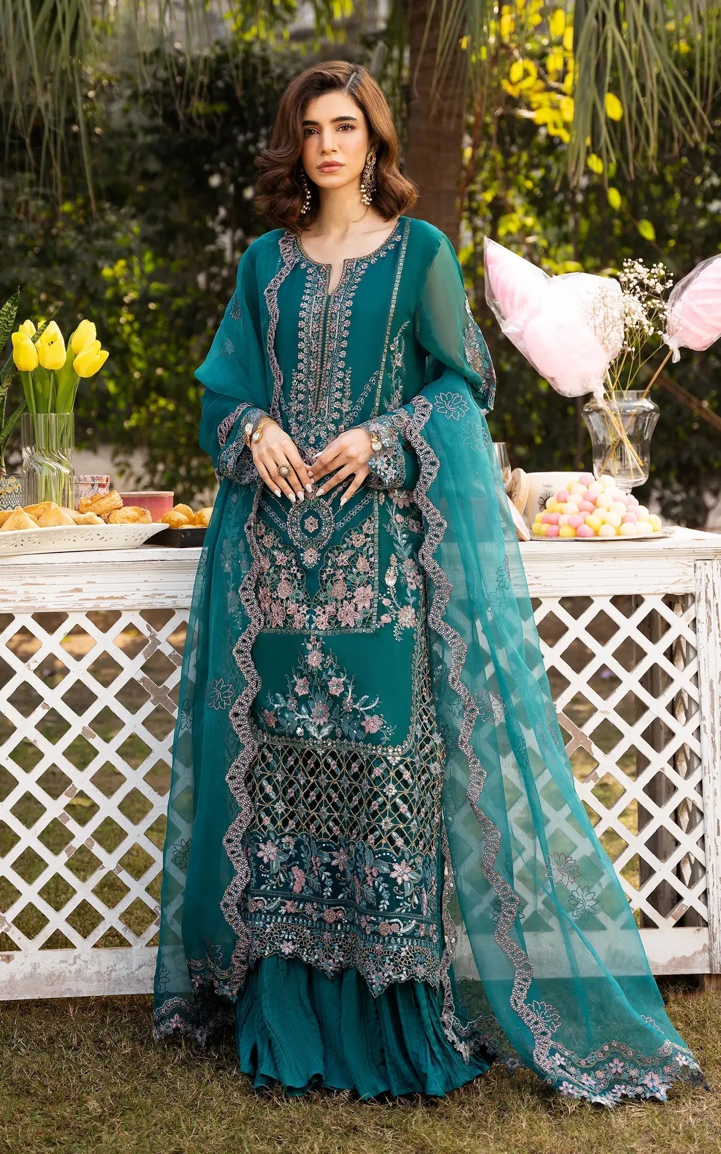 Asifa and Nabeel | Sunehri Eid 25 | Meher-(SEF25-01) - House Of Hania