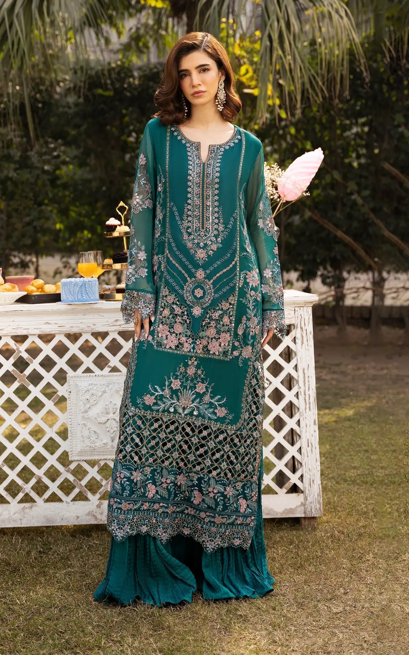 Asifa and Nabeel | Sunehri Eid 25 | Meher-(SEF25-01) - House Of Hania