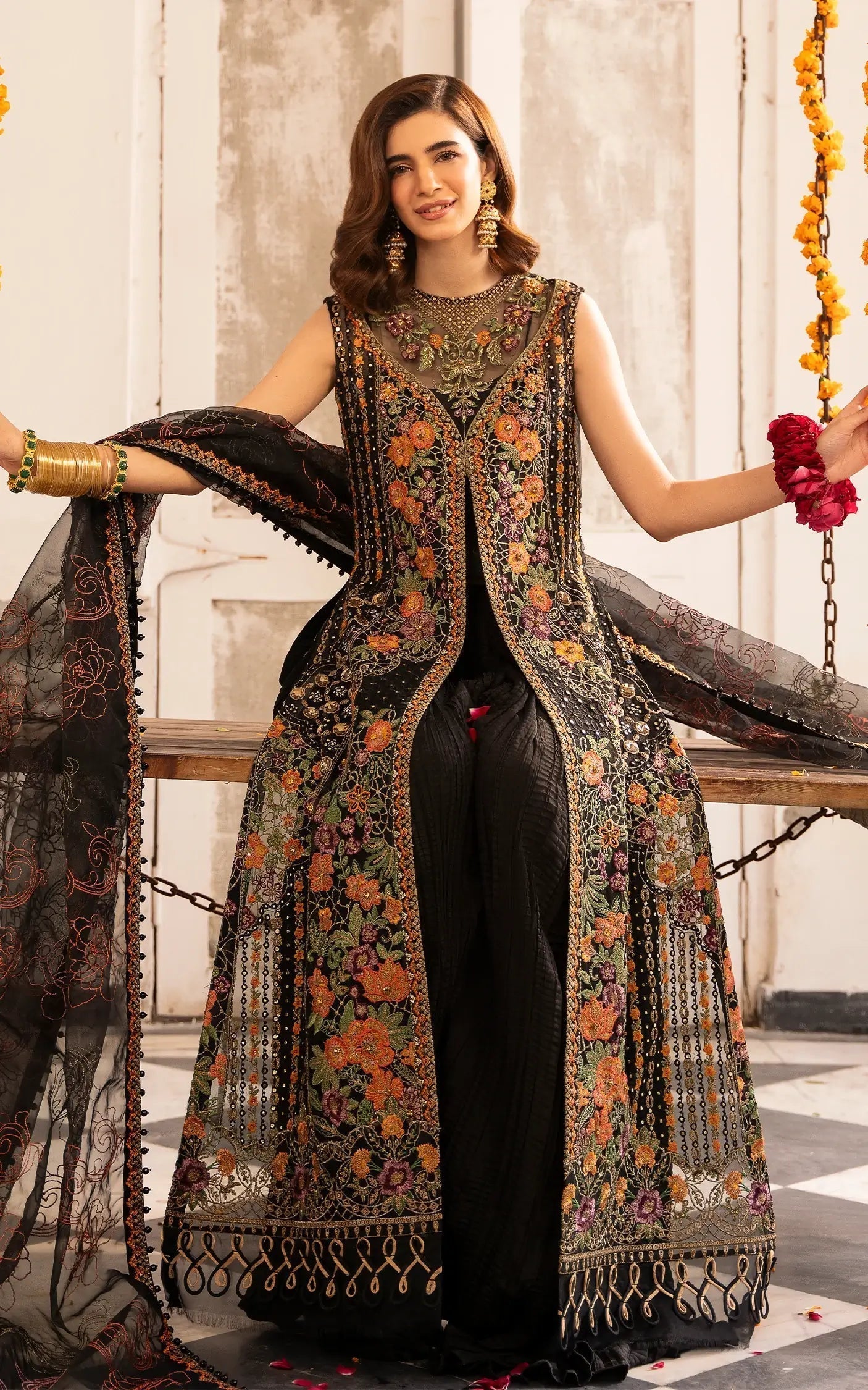 Asifa and Nabeel | Sunehri Eid 25 | Sitara-(SEF25-03) - House Of Hania