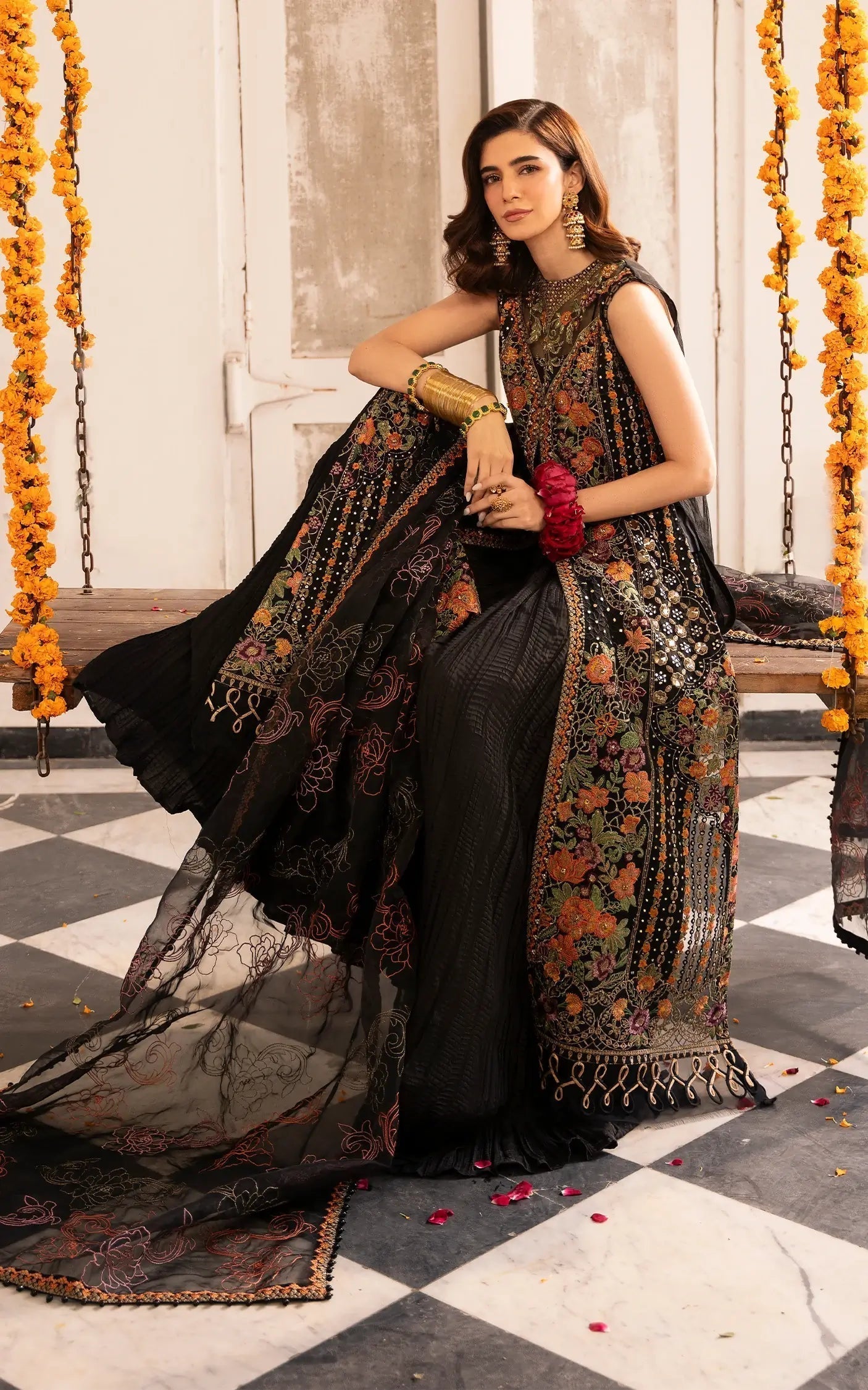 Asifa and Nabeel | Sunehri Eid 25 | Sitara-(SEF25-03) - House Of Hania