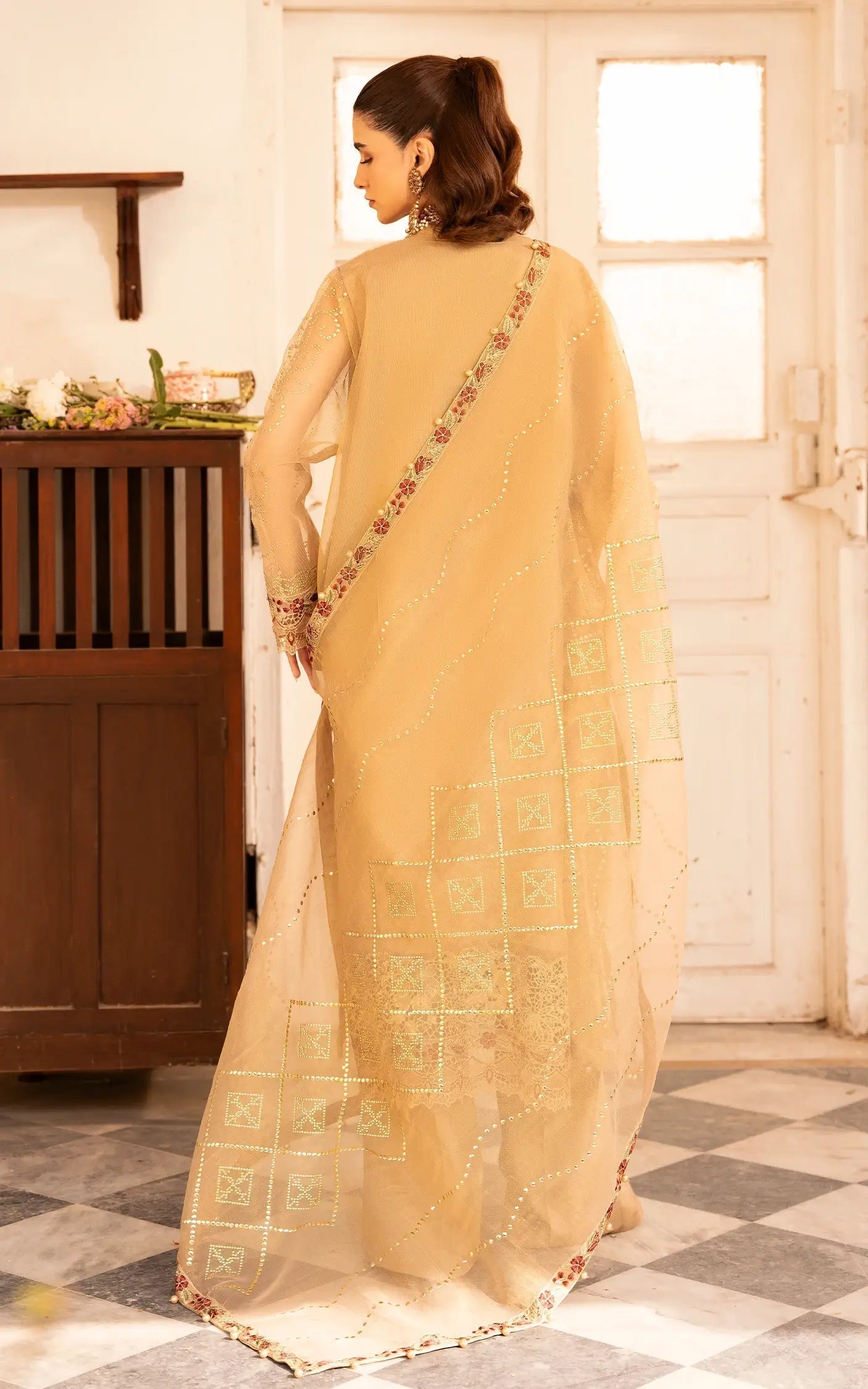 Asifa and Nabeel | Sunehri Eid 25 | Zareen-(SEF25-06) - House Of Hania