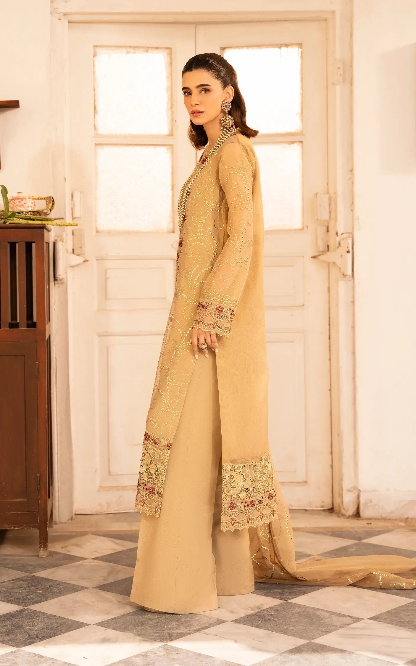 Asifa and Nabeel | Sunehri Eid 25 | Zareen-(SEF25-06) - House Of Hania