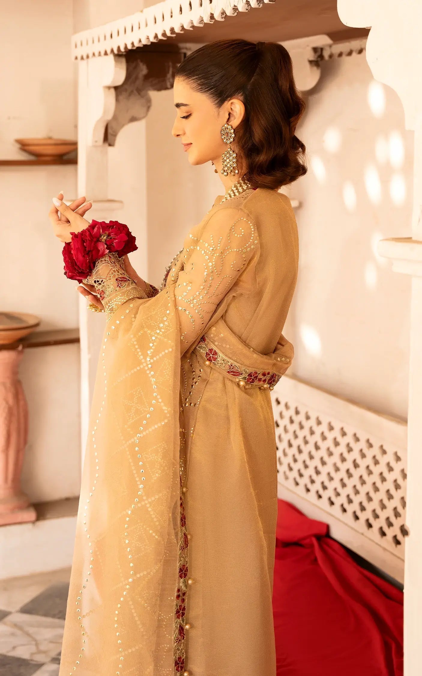 Asifa and Nabeel | Sunehri Eid 25 | Zareen-(SEF25-06) - House Of Hania