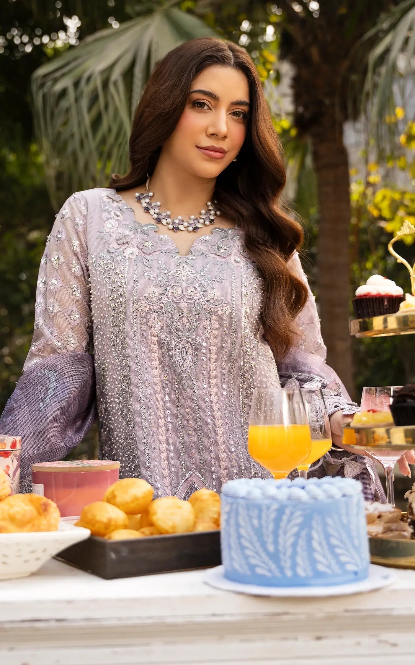 Asifa and Nabeel | Sunehri Eid 25 | Zarlish-(SEF25-02) - House Of Hania