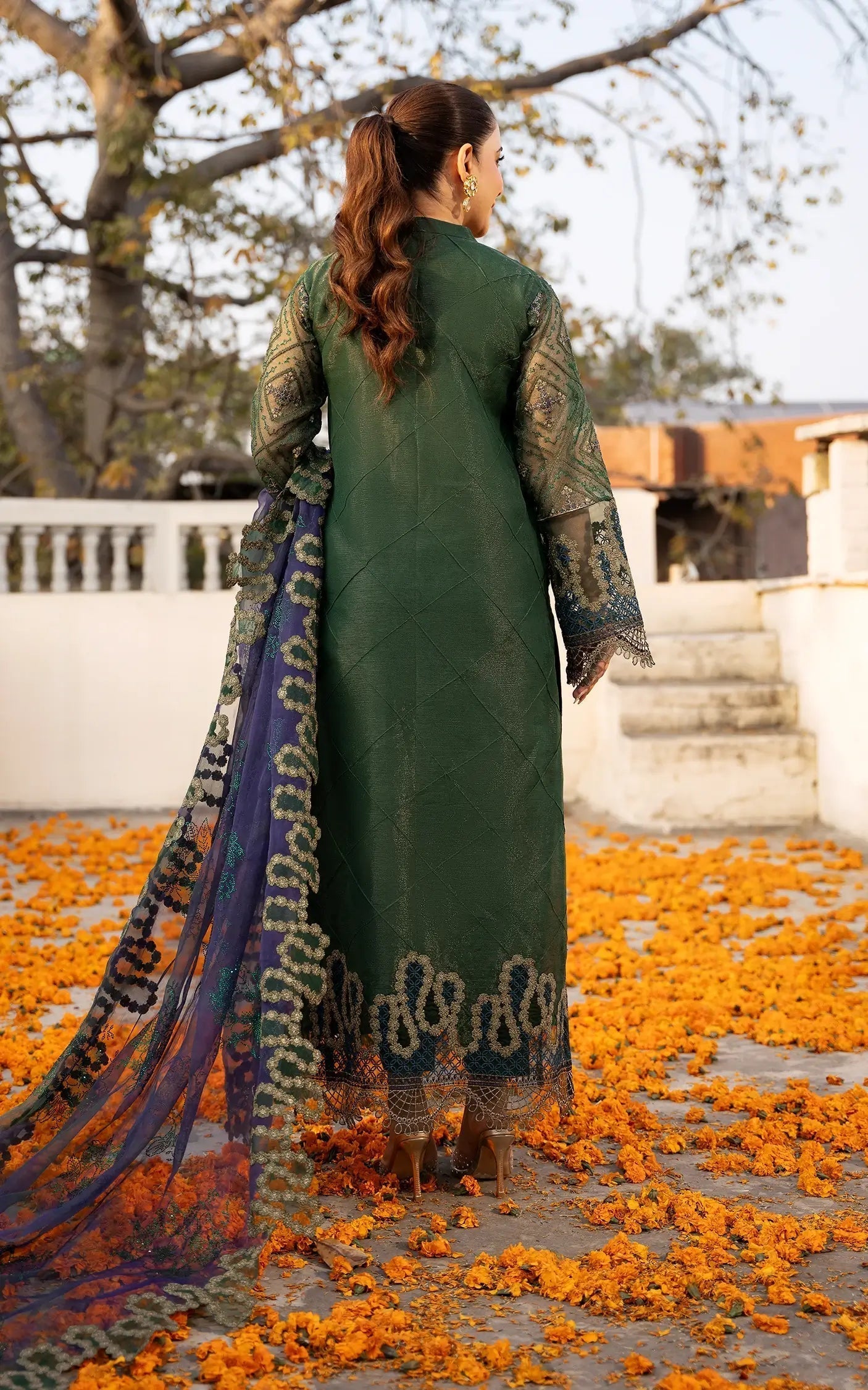 Asifa and Nabeel | Sunehri Eid 25 | Zohra-(SEF25-04) - House Of Hania