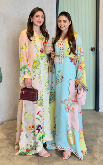 Asifa and Nabeel | The Coffee Edit | Floral Canvas - House Of Hania