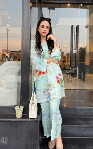 Asifa and Nabeel | The Coffee Edit | Mint Matcha - House Of Hania