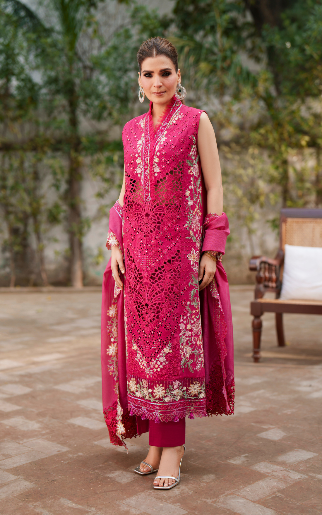Asifa and Nabeel | Versa Luxury Lawn 26 | Ethereal Echo VUL26-07 - House Of Hania