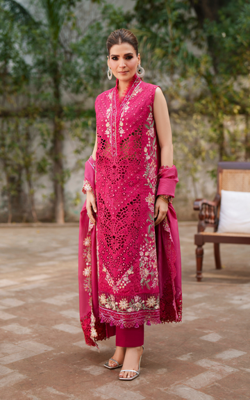 Asifa and Nabeel | Versa Luxury Lawn 26 | Ethereal Echo VUL26-07 - House Of Hania