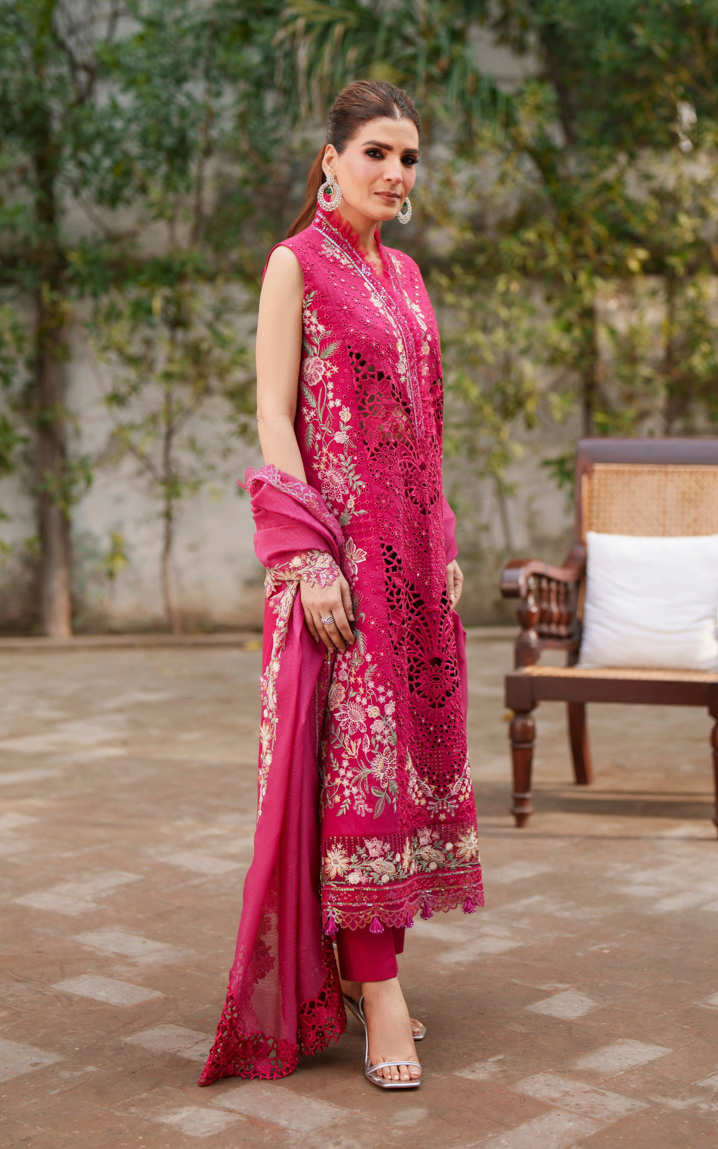 Asifa and Nabeel | Versa Luxury Lawn 26 | Ethereal Echo VUL26-07 - House Of Hania