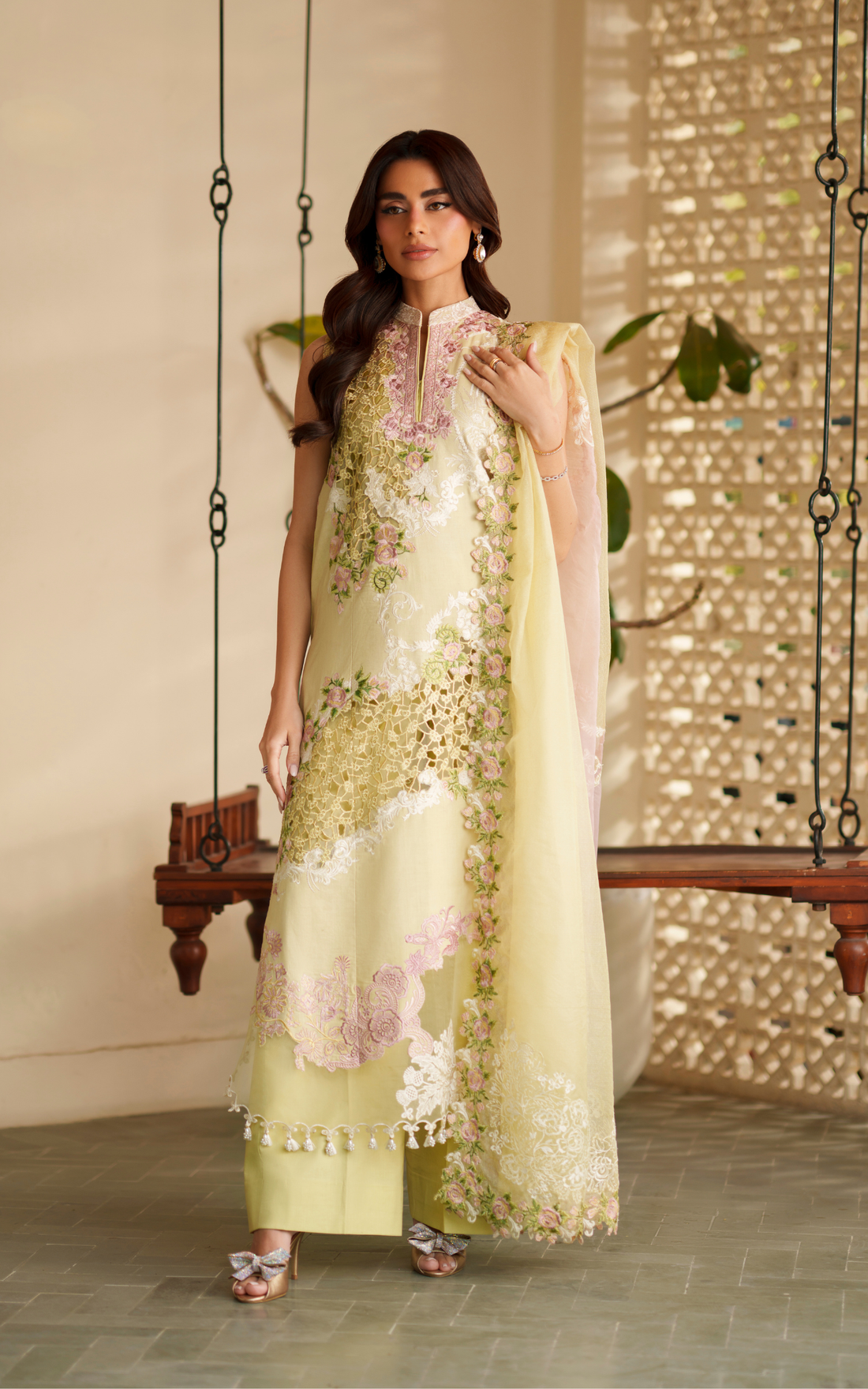 Asifa and Nabeel | Versa Luxury Lawn 26 | Heirloom VUL26-03 - House Of Hania
