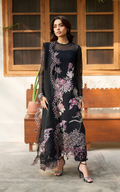 Asifa and Nabeel | Versa Luxury Lawn 26 | Noir Lily VUL26-01 - House Of Hania