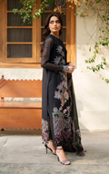 Asifa and Nabeel | Versa Luxury Lawn 26 | Noir Lily VUL26-01 - House Of Hania