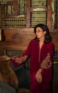 Asifa and Nabeel | zephyr | Fuchsia Royalty Kaftan - House Of Hania