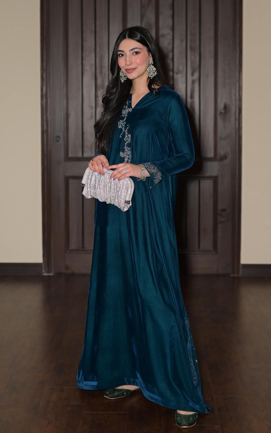Asifa and Nabeel | zephyr | Neptune Kaftan - House Of Hania