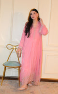 Asifa and Nabeel | zephyr | Rose Seira Kaftan - House Of Hania