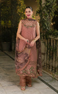 Asifa and Nabeel | Gulkari Summer 25 | Saffron Day (GKL-04) - House Of Anaya