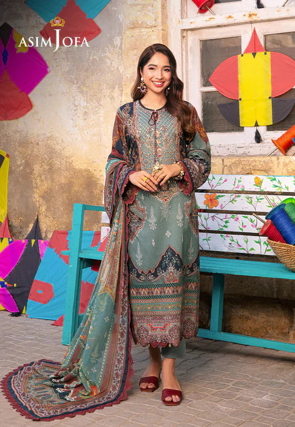 Asim Jofa | Aira Summer Prints | AJAR-01 - House Of Hania