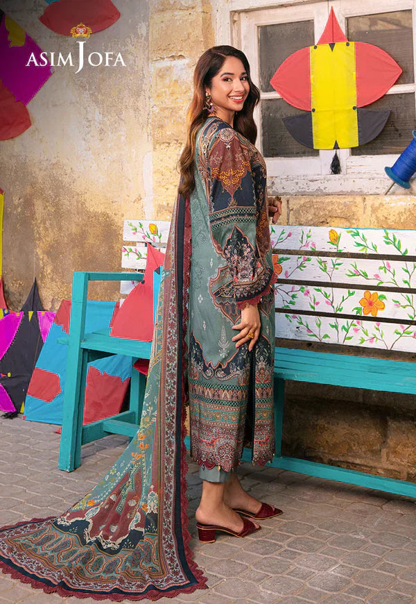 Asim Jofa | Aira Summer Prints | AJAR-01 - House Of Hania