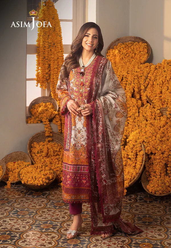 Asim Jofa | Aira Summer Prints | AJAR-04 - House Of Hania