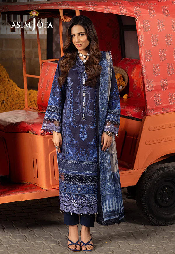 Asim Jofa | Aira Summer Prints | AJAR-09 - House Of Hania